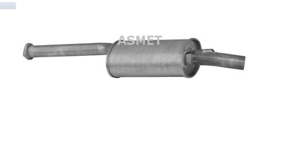 Asmet Centre Silencer for Mercedes W124 S124 230 200 200D 250D TE TD