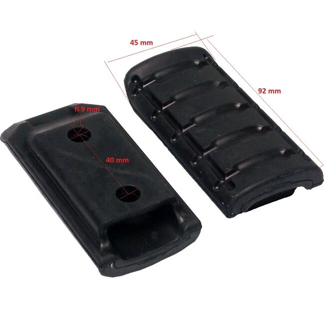 Paire de repose-pieds avant droit gauche pour HONDA CB 1300 X4 année 97-99 ST... - Photo 1/2
