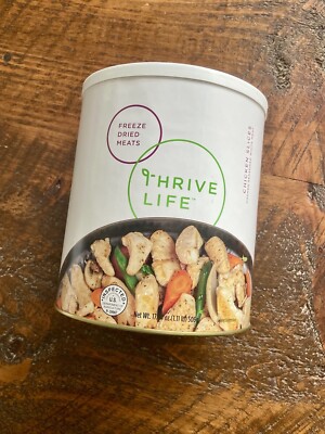 Thrive Life Seasoned Chicken Slices Freeze Dried Family Can #10 Emergency Food
