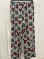 Disney Women's Mickey Mouse Fleece Pajama Sleep Lounge Pants - Size M - EUC