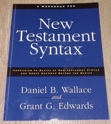 New Testament Syntax Workbook: Companion to Greek Grammar Beyond the Basics