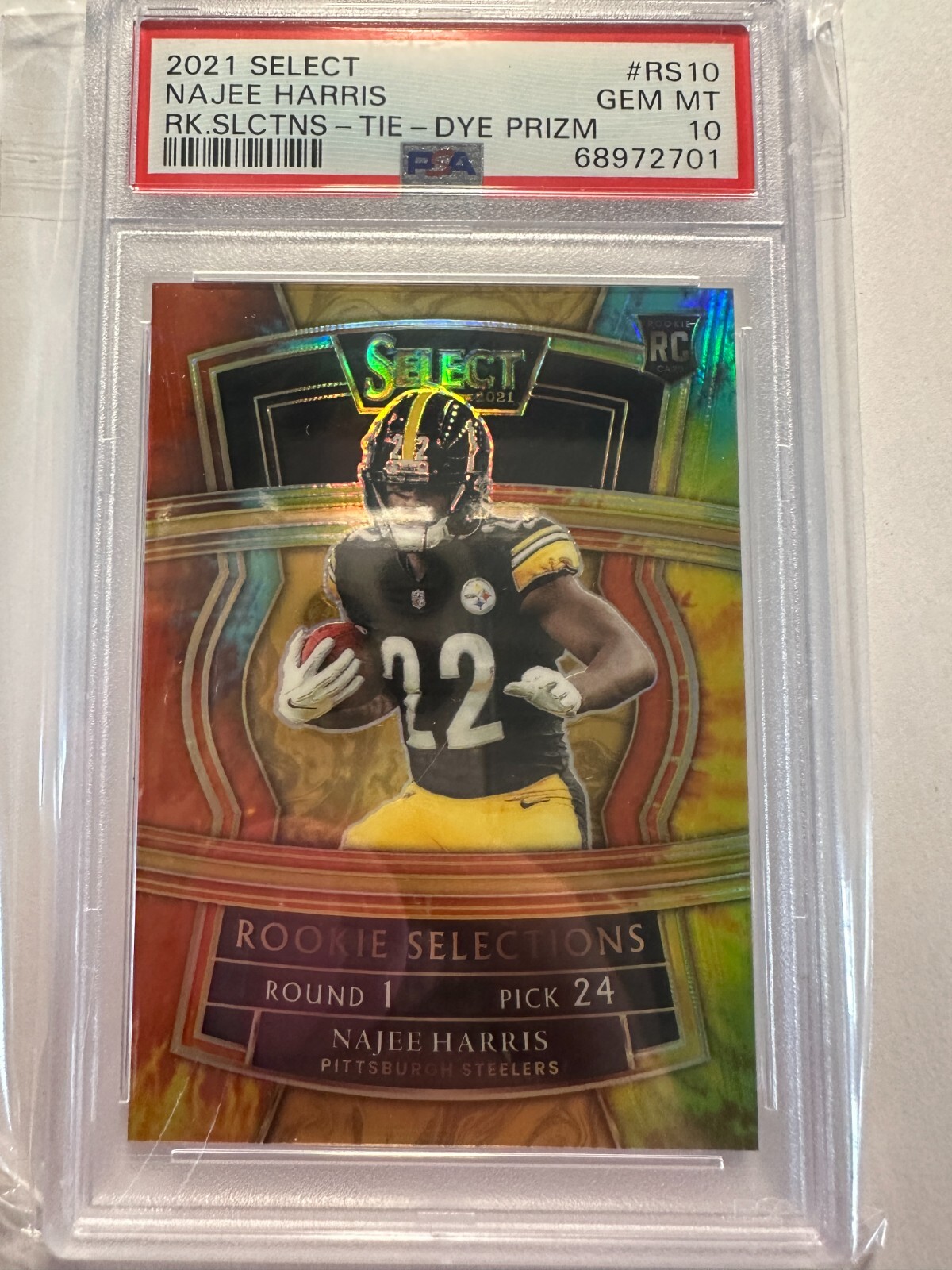 Najee Harris Panini Select Rookie Selections #RS10 Base