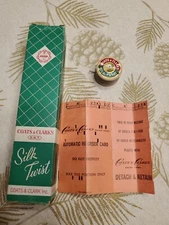 Box Of 12 Spools C.8 Coats & Clarks Silk Twist Nugrey 23 A