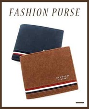 Short Men Wallets Zipper Coin Pocket Slim Card Holders Luxury Male Purses