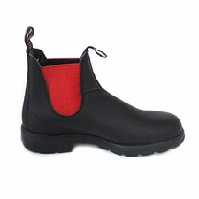 BLUNDSTONE - SCARPA UNISEX BEATLES  NERO/ROSSO  508