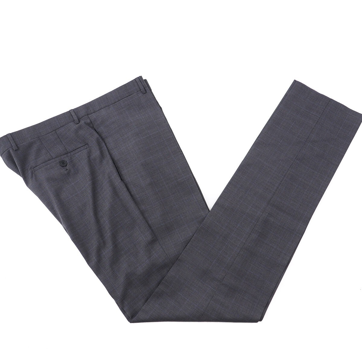 Paul Smith Extra-Slim 'Kensington' Charcoal Check Wool Suit 40R