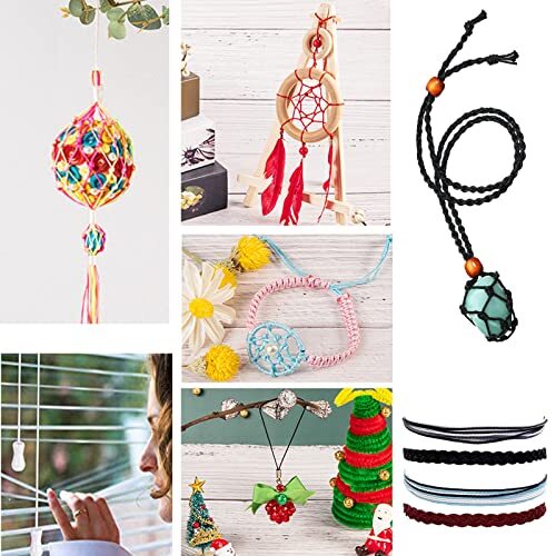 Black Nylon Cord Wind Chime Cord Replacement Braided Lift Shade Blind