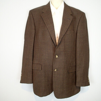 burberry blazer jacket mens 42R Houndstooth wool | eBay