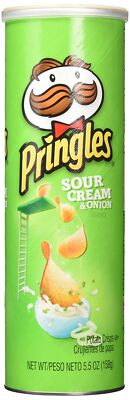 Pringles Sour Cream and Onion Crisps, 5. 5 Ounce - 14 per case.