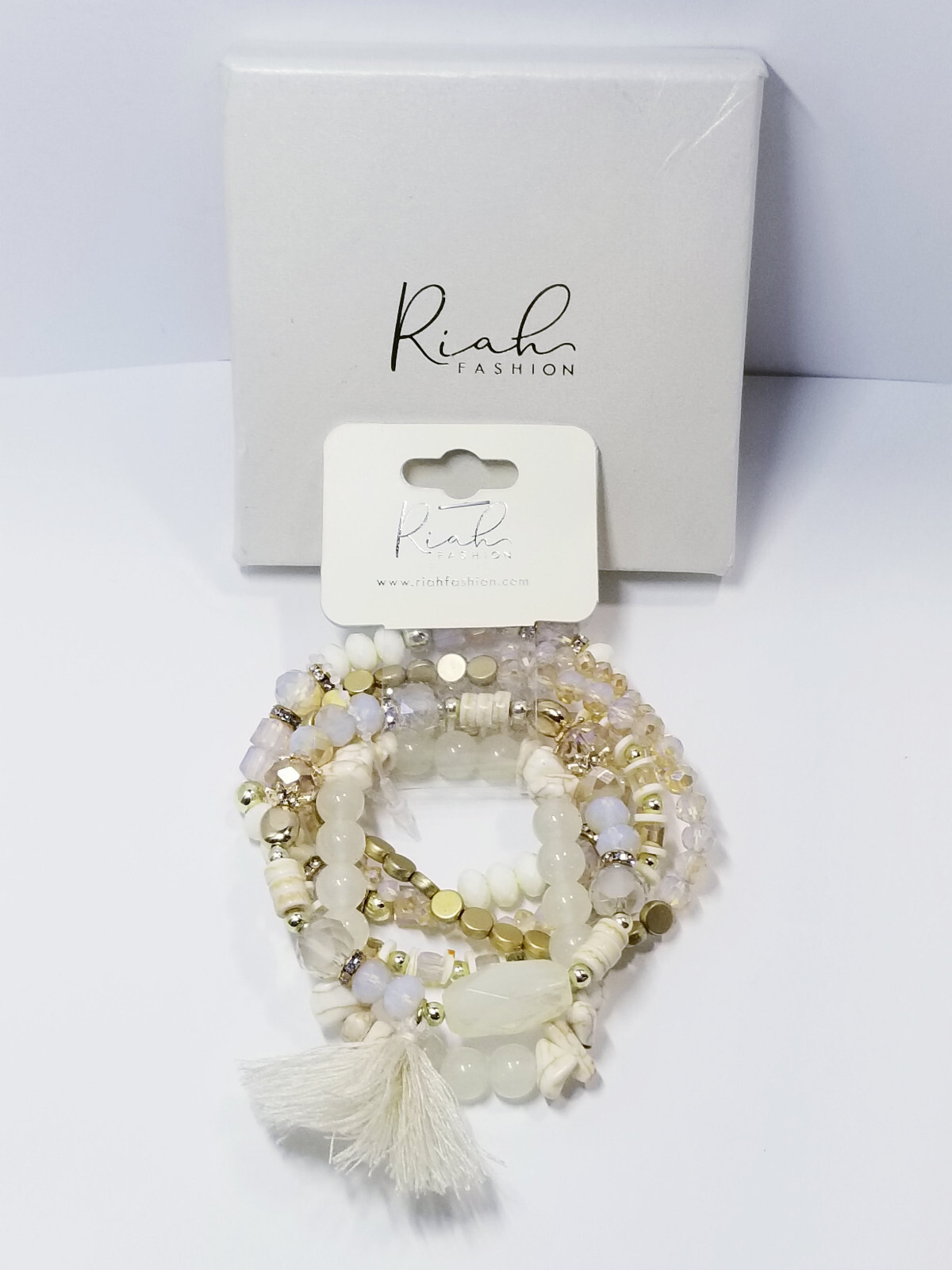 Riah Charm Stack Bracelet Set - image 1