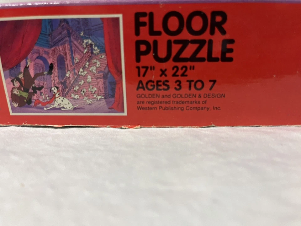 Rompecabezas de piso 101 Dálmatas 63 piezas de Golden Foto 4 de 4