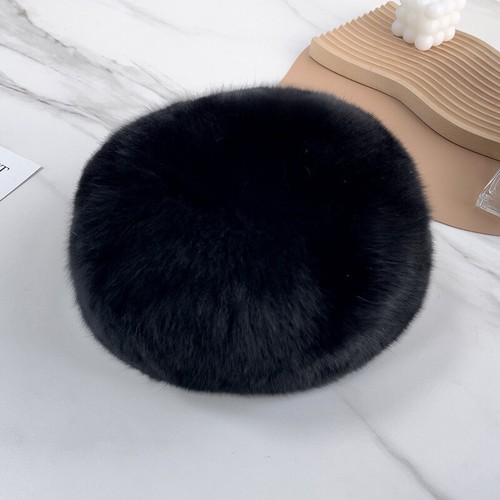 Women Real Fox Fur Hat Top Hat Russian Ushanka Cossack Hat Warm Outdoor Ski Cap - Picture 8 of 8