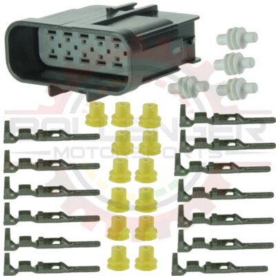 For GM Delphi / Packard - 12-Way GT 280 Receptacle Kit