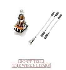 EMG 500K CONTROL PASSIVE VOLUME SPLIT 18.7mm THREADED LONG SHAFT POT (HUMBUCKER)