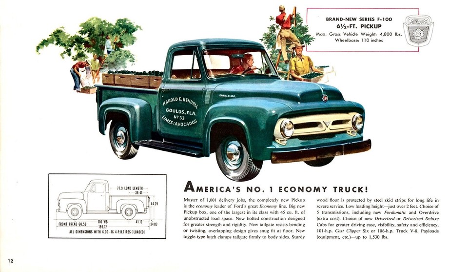 1953 Ford F-100 Deluxe Model | eBay