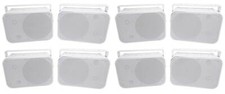 8 Rockville HP65S 6.5" Outdoor/Indoor Home Theater Patio Speakers Swivel Mounts