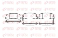 Remsa BremsbeläGe BremsklöTze Hinten FüR Toyota MR 2 III ZZW3_ 1.8 16V Vt-I