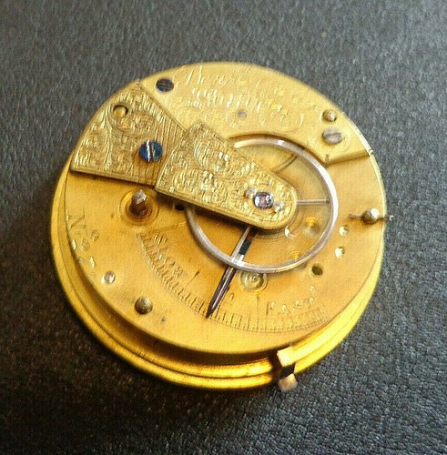 Orologio da tasca Benjamin Archer argento,fine XVIII/inizio XIX secolo, necessita di lavoro INV 2920 - Foto 4 di 6