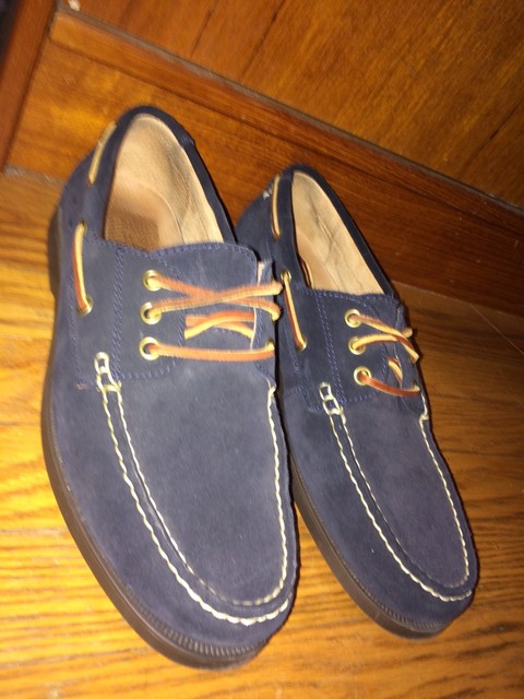 ralph lauren suede boat shoes