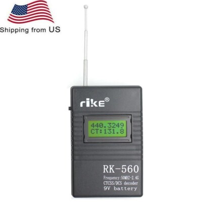 Frequency Counter RK560 50MHz-2.4GHz Portable Tester DCS CTCSS Radio Meter