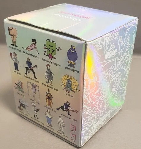 NUOVO Kidrobot Adult Swim Series 1 vinile minifigure Aqua Teen Hunger Force sigillato - Foto 2 di 7