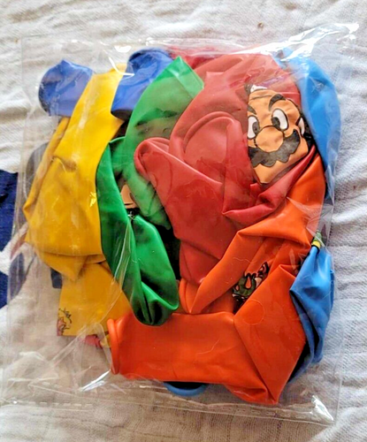 new MARIO KART BIRTHDAY SUPPLIES LOT balloons banner napkins toppers tablecloth - Picture 7 of 9