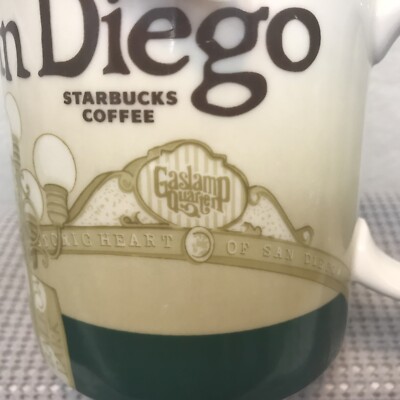 Starbucks Coffee 2009 Los Angeles LA City Mug Global Icon Collector Series 16 Oz