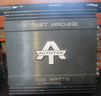 AUTOTEK STREET MACHINE CAR AMPLIFIER 1300 WATTS SMA1300.2 PRE OWNED