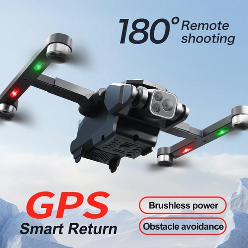 S188 remote control GPS return drone optical flow quadcopter brushless obstacle - Picture 4 of 26