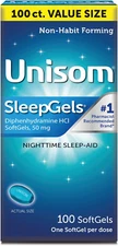 Nighttime Sleep-Aid Gels, Diphenhydramine HCI 50Mg, 100 Count