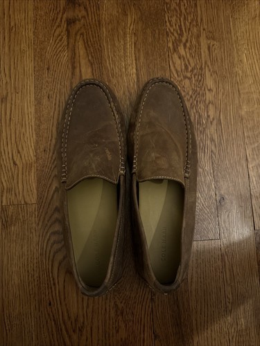 Cole Haan Driving Loafers Dress Mens Size 13 M Brown Leather Shoes Slip On Flat - Picture 3 of 7