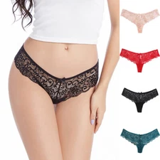 Women's Sexy Lace G-string Thongs Briefs Panties Knickers Underwear Lingerie