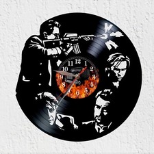 Montre disque vinyle Heat Action Police Al Pacino Deniro décoration murale