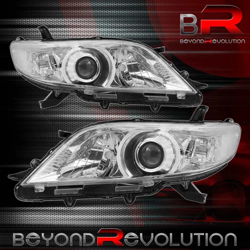 For 2011-2020 Sienna Replacement Chrome Halogen Head Light Clear Corner Lamp Set Foto 4 de 4