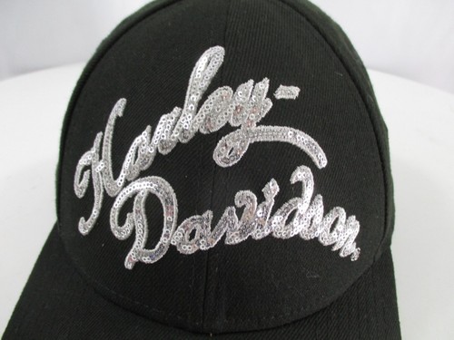 Harley Davidson Mütze Kappe Riemen hinten schwarz grau Motorrad Biker Damen Ladies - Bild 6 von 23