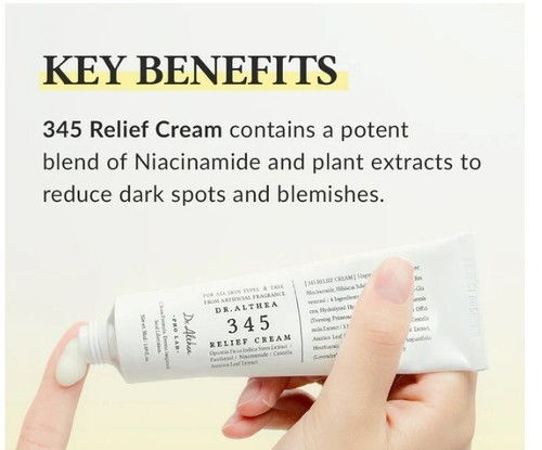 Dr.Althea 345 Relief Cream: Korean skincare, 50ml (1.69 Fl Oz), fully new - Bild 2 von 2