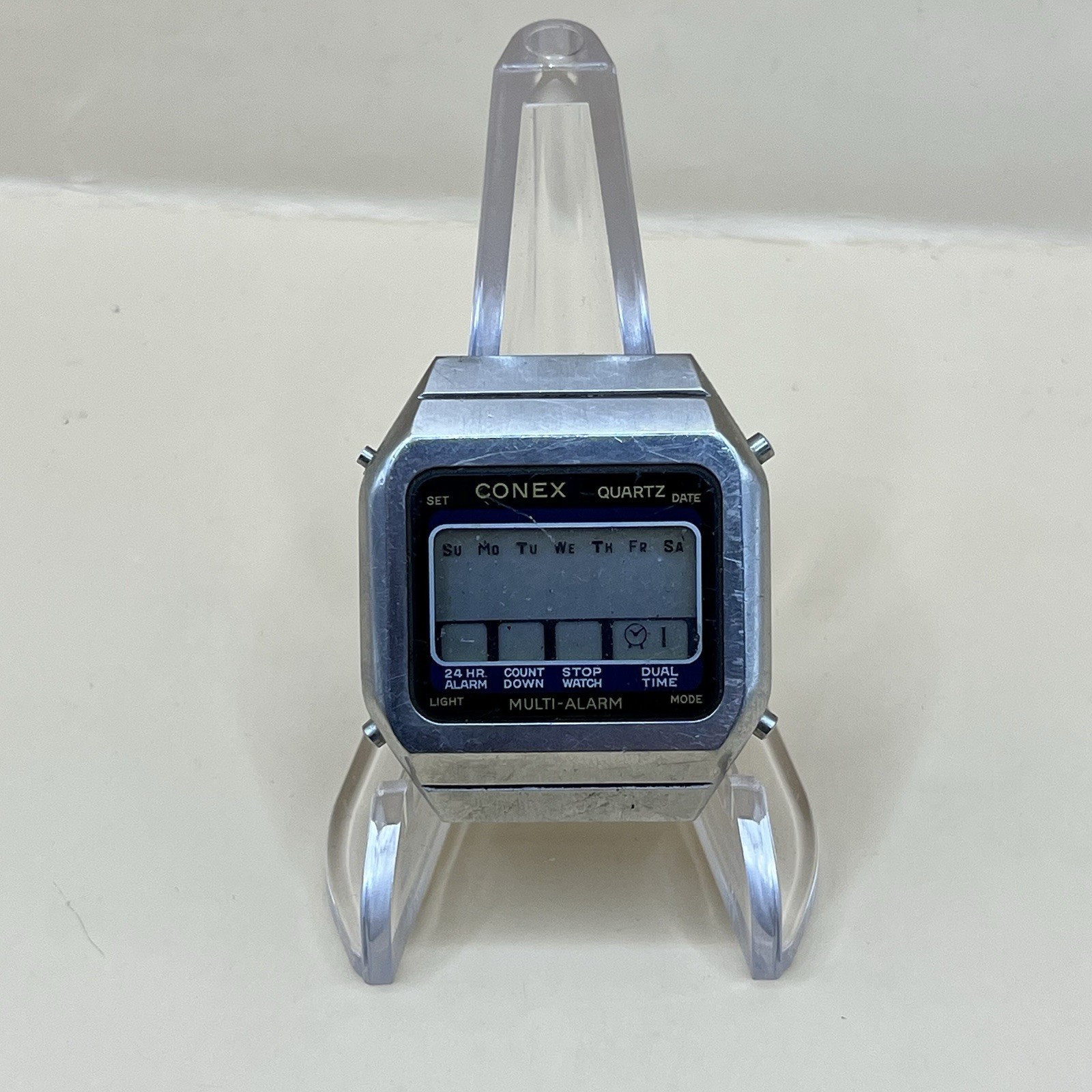 Conex Quartz Date Vintage – Orologio Digitale – Necessita Cambiare Batteria 