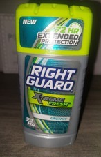 1 Right Guard 2.6 Oz Xtreme Fresh Energy 72hr Invisible solid Anti/Deodorant New
