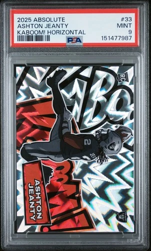 2025 Panini Absolute Countdown Calendar Ashton Jeanty Base (PSA 9)