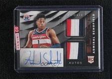 2019-20 Panini Black Rookie Memorabilia Copper 12/15 Admiral Schofield Auto 7v5