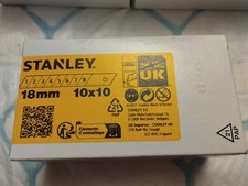 Stanley Abbrechklinge 18mm 500 Stück Schneide 8 Segmente 5 pakete a 100 stck
