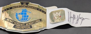 Hulk Hogan Signed WWE Wrestling Intercontinental Championship Belt AUTO JSA COA