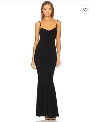 NWT Norma Kamali Underwire Fishtail Gown $375 Size S