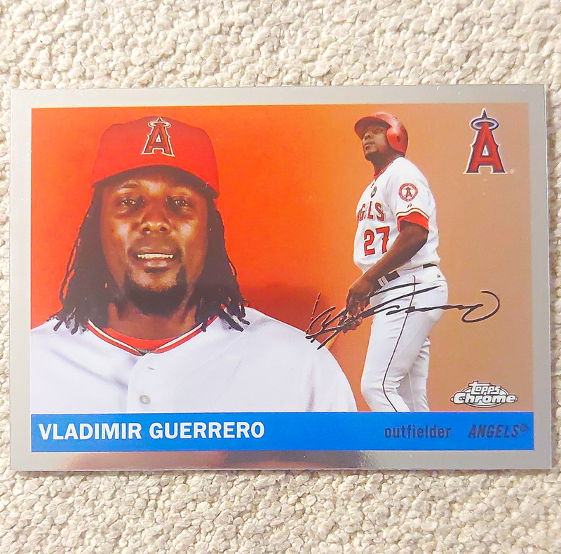Topps 2025 Topps Chrome Platinum Vladimir Guerrero Auto Los Angeles Angels #370
