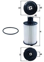 NEU - Mahle OX774D ÖLfilter FüR Jaguar Land Rover