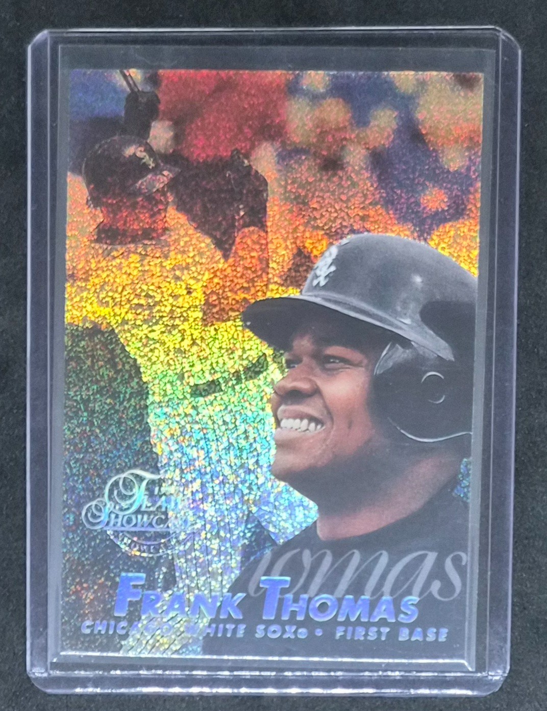 1997 FLAIR SHOWCASE FRANK THOMAS #35 ROW 0 SP RARE PARALLEL NMMT-MINT HOT!