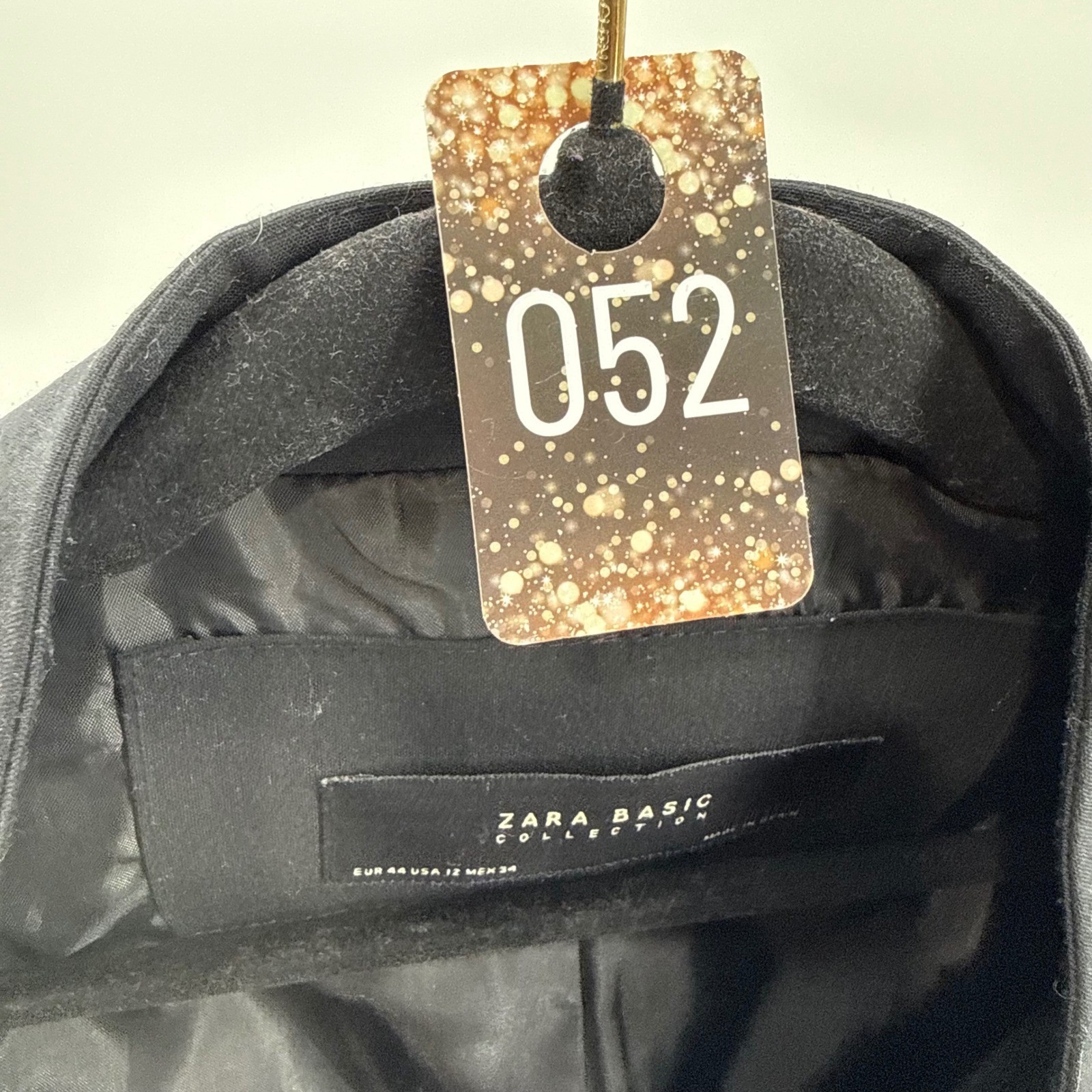 ZARA Basic Collection Black Collarless Blazer Wom… - image 9