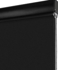 100 Blackout Roller 22" X 72" Shades Blind Cover Waterproof UV proof Black