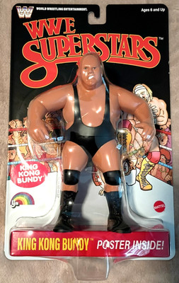 WWE  SUPERSTARS KING KONG BUNDY BLACK CARD CHASE NEW MOC.