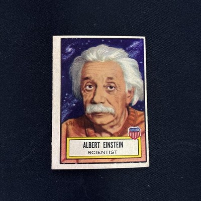 1952 Topps Look N See #20 Albert Einstein Unslabbed VG